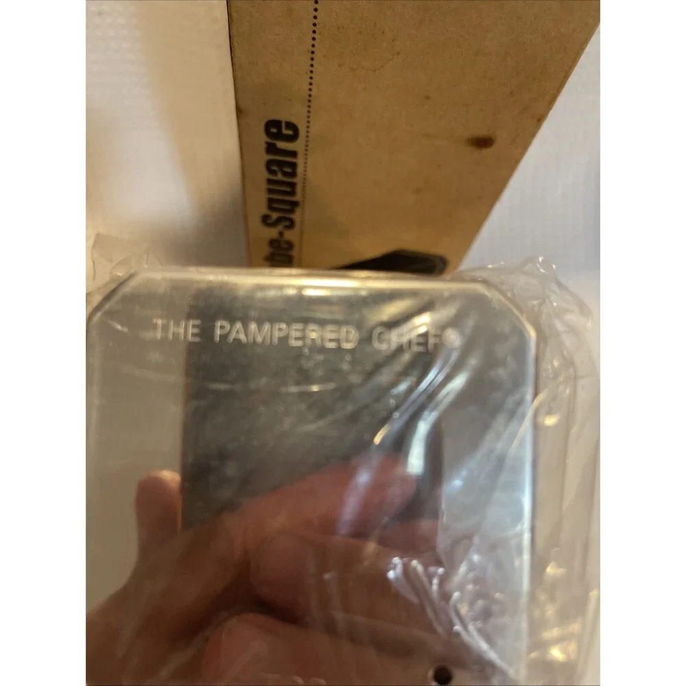 Pampered Chef Bread Tube Square #1555 New In Box Baking Pan Mold USA